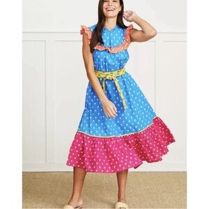 New Printfresh Organic Cotton Bouquet of Roses - Dress the Part Midi Dress